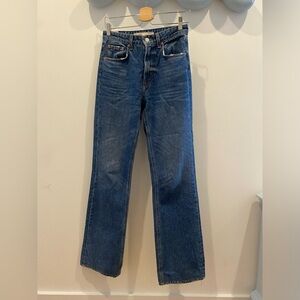 GRLFRND the melanie high rise boot cut jeans size 25